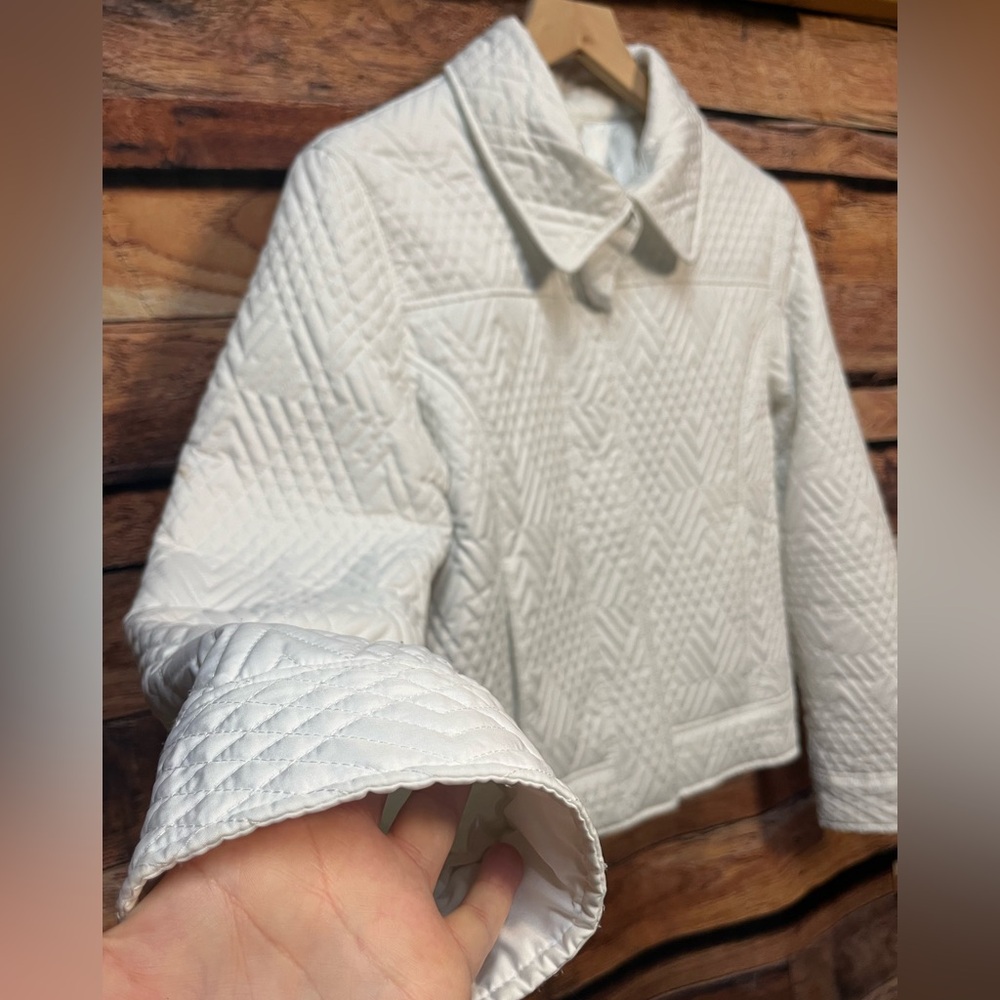 Weatherproof Garment Company White Quilted Puffer Jacket - Picture 3 of 16